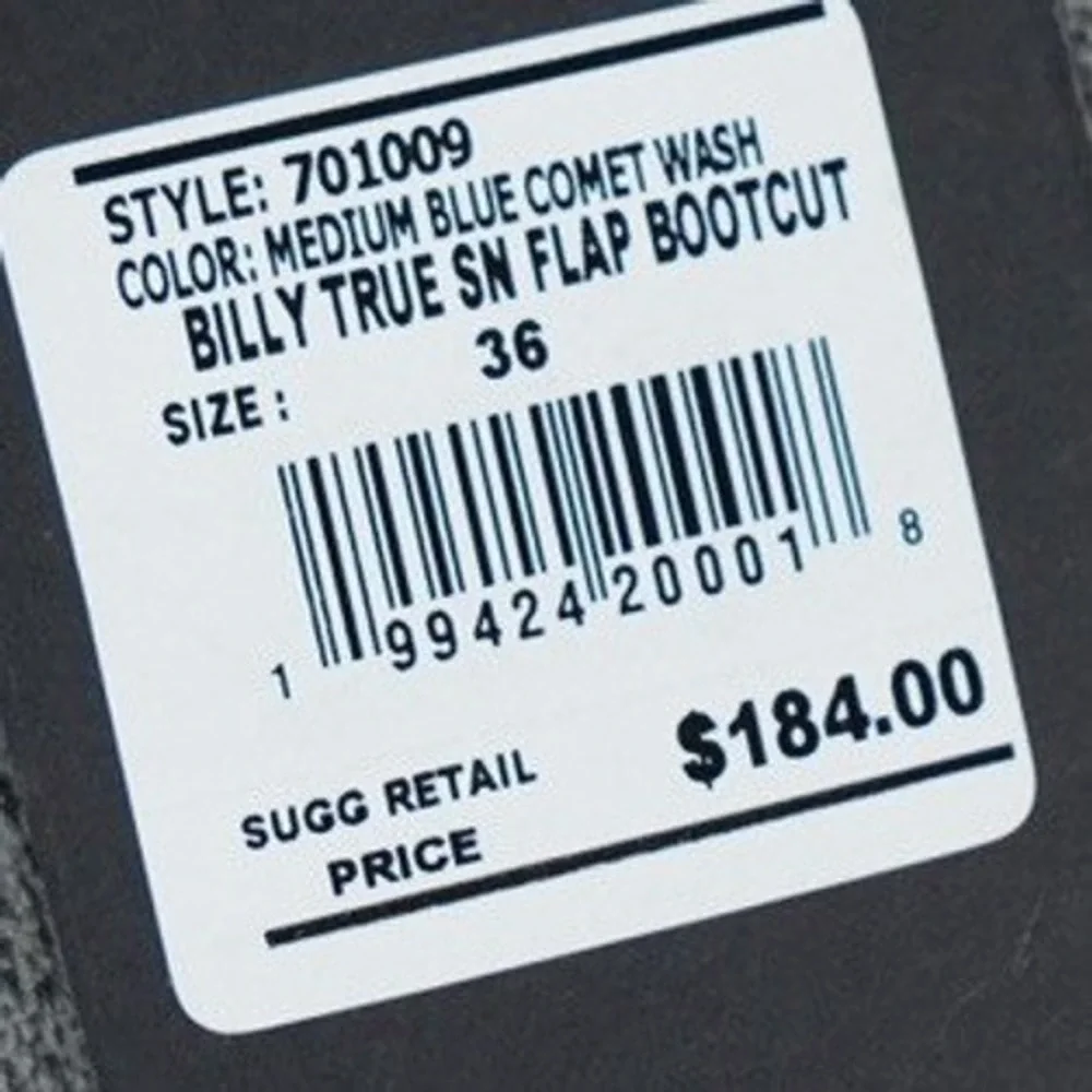 True Religion Billy Relaxed Bootcut Jean Men 36x34 Bootcut Spellout Streetwear